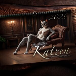 Katzen 2026 - Jahreskalender